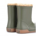 Bottes de pluie Pau Borrego Kaki