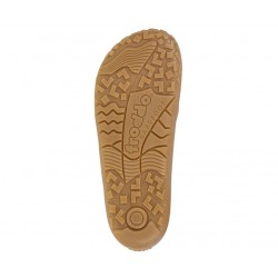 Barefoot lacets Cognac