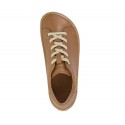 Barefoot lacets Cognac