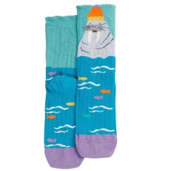 Lot 2 paires chaussettes coton bio L&eacute;opard