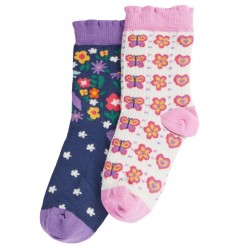 Lot 2 paires chaussettes coton bio Magical