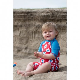 combinaison anti-uv b&eacute;b&eacute; fille