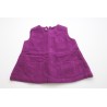 Robe coton bio velours violet