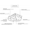 Chaussures souples cuir Biscuit crumble