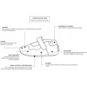 Chaussons souples cuir bubblegum