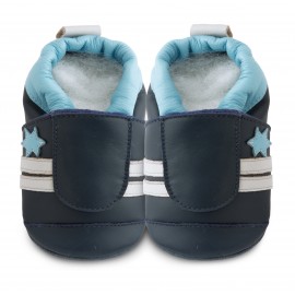 Chaussons souples cuir General Troy 0-6 Mois