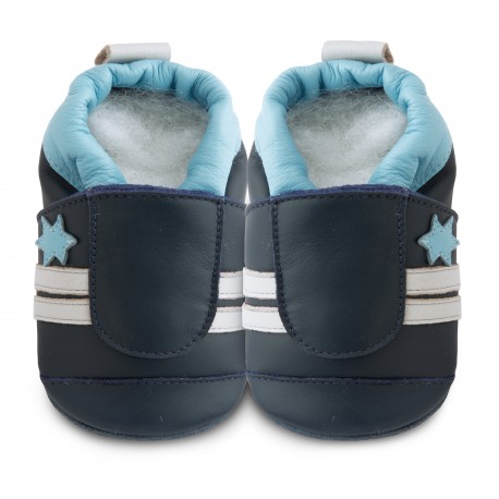 Chaussons souples cuir general troy