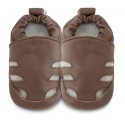 Chaussons souples cuir beachwood