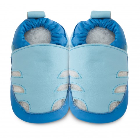 Chaussons souples cuir chip