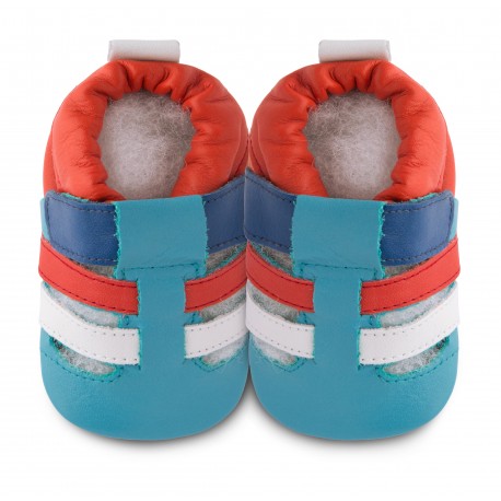 Chaussons souples cuir summer state
