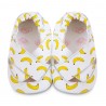 Chaussons souples cuir monkey business