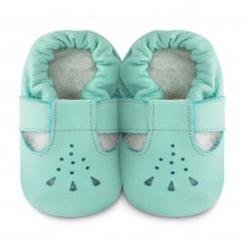 Sandales souples cuir Bubblegum 0-6 Mois