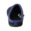 Mules laine Dannheim bleu nuit