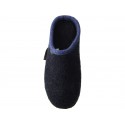 Mules laine Dannheim bleu nuit